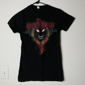 Womens Disturbed tee small